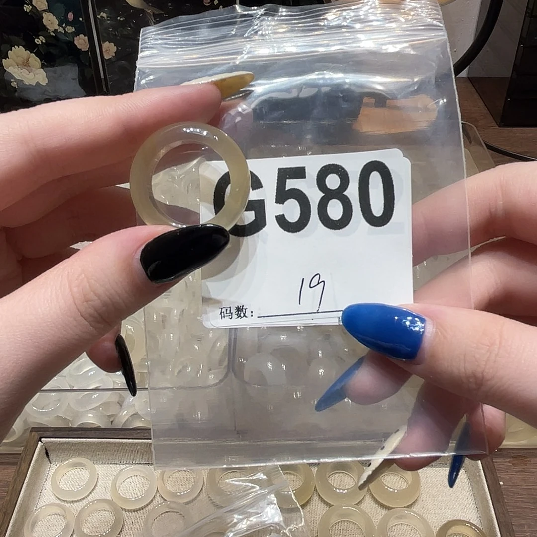 玛瑙/玉髓未镶嵌戒指580