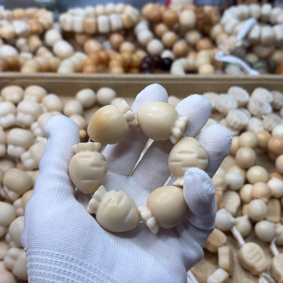 K***i菩提根/象牙果吊坠28干磨牙果萝卜手捻默认微瑕福利519