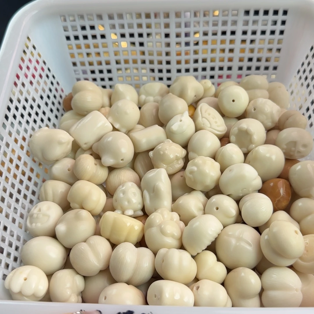 吊坠菩提根/象牙果瑕疵牙果122颗福利出不售后