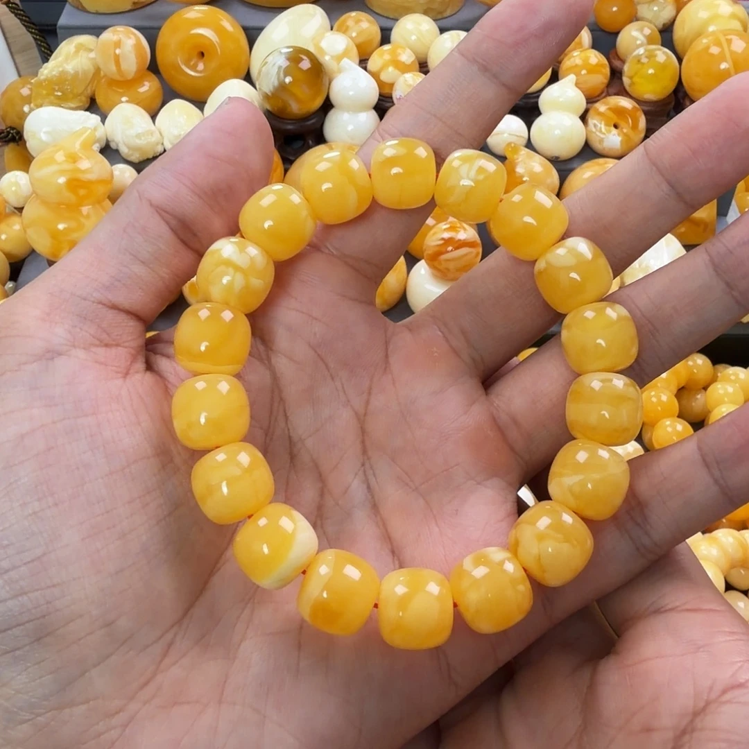 琥珀未镶嵌珠宝奇石13mm同料