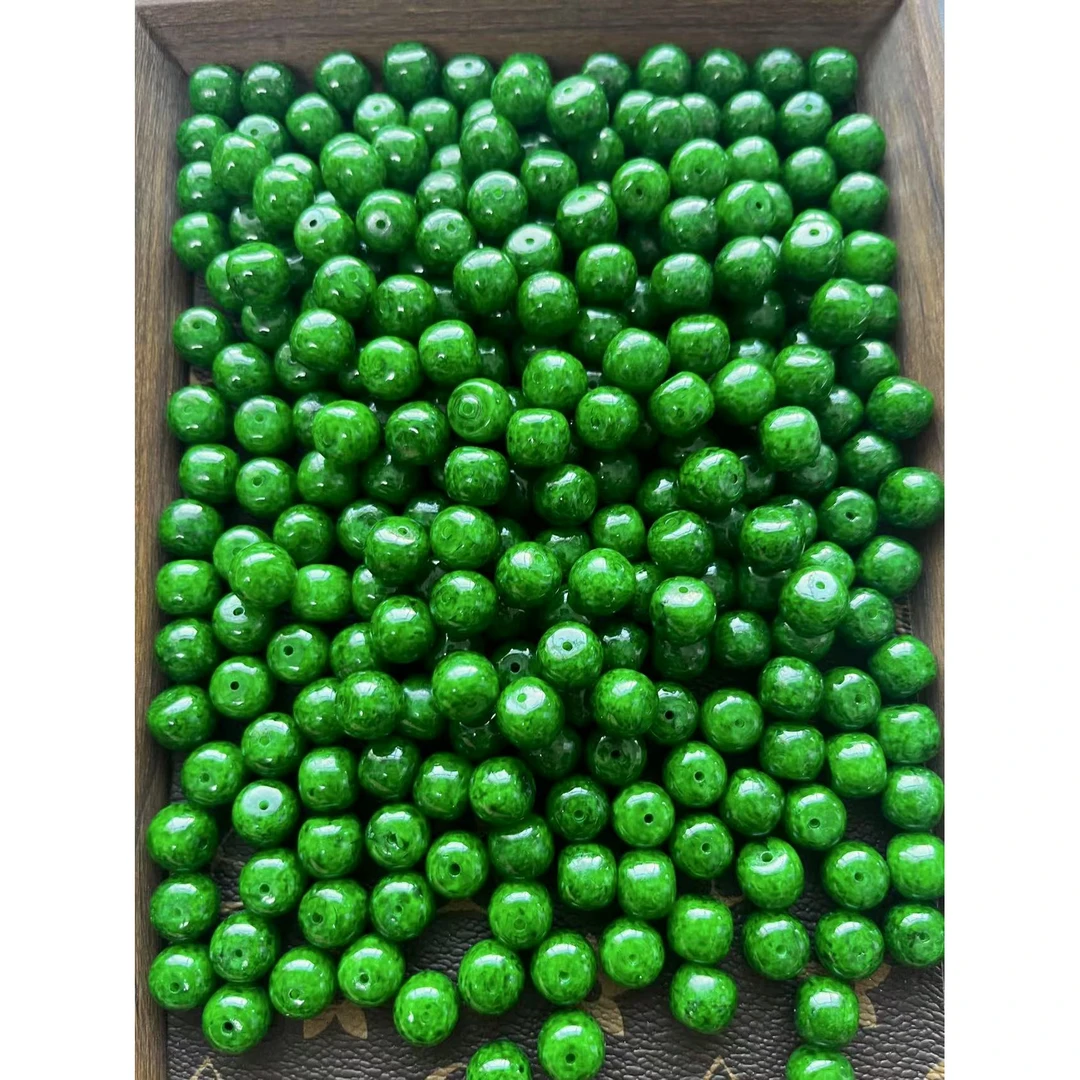 QQ QS 04 10*9老型古法炝色虬单珠