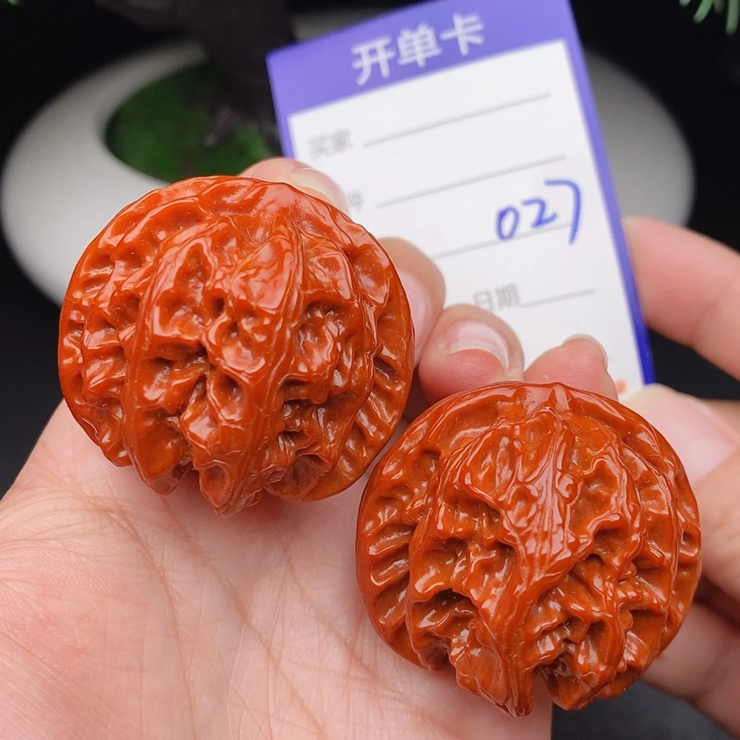 文玩核桃把件41苹果027