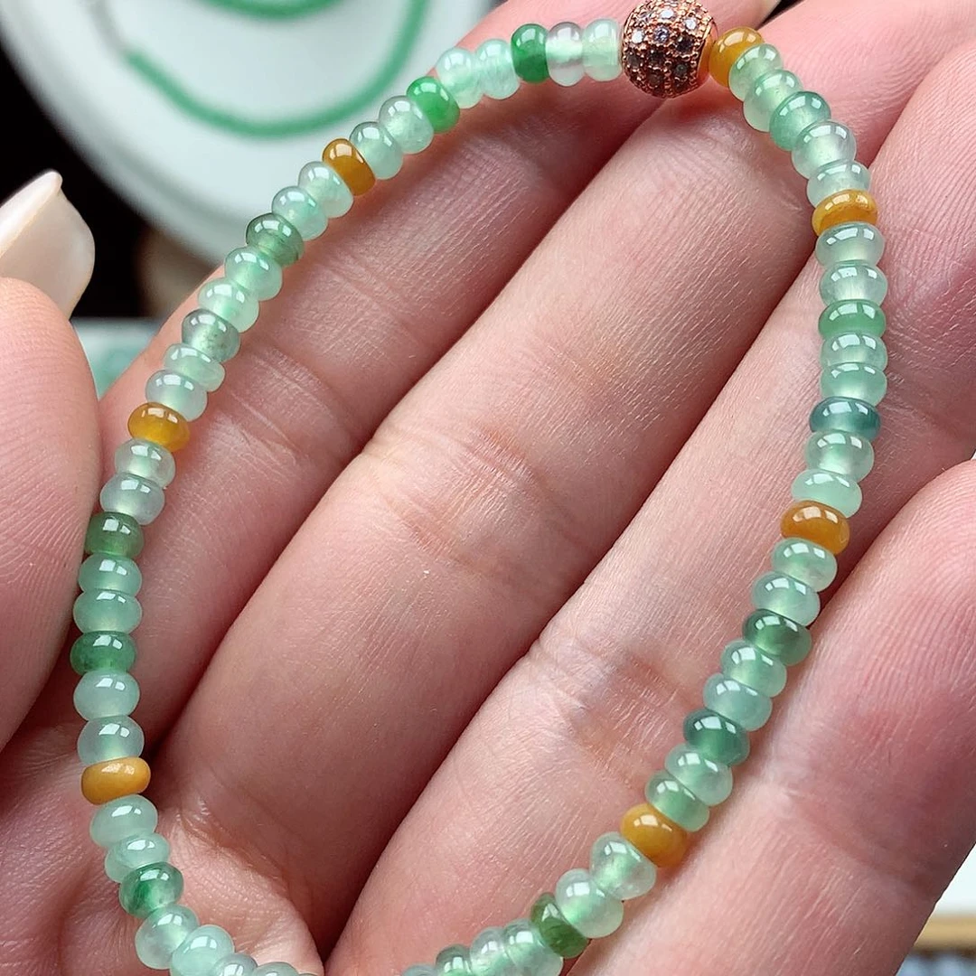 未镶嵌手链翡翠翡翠