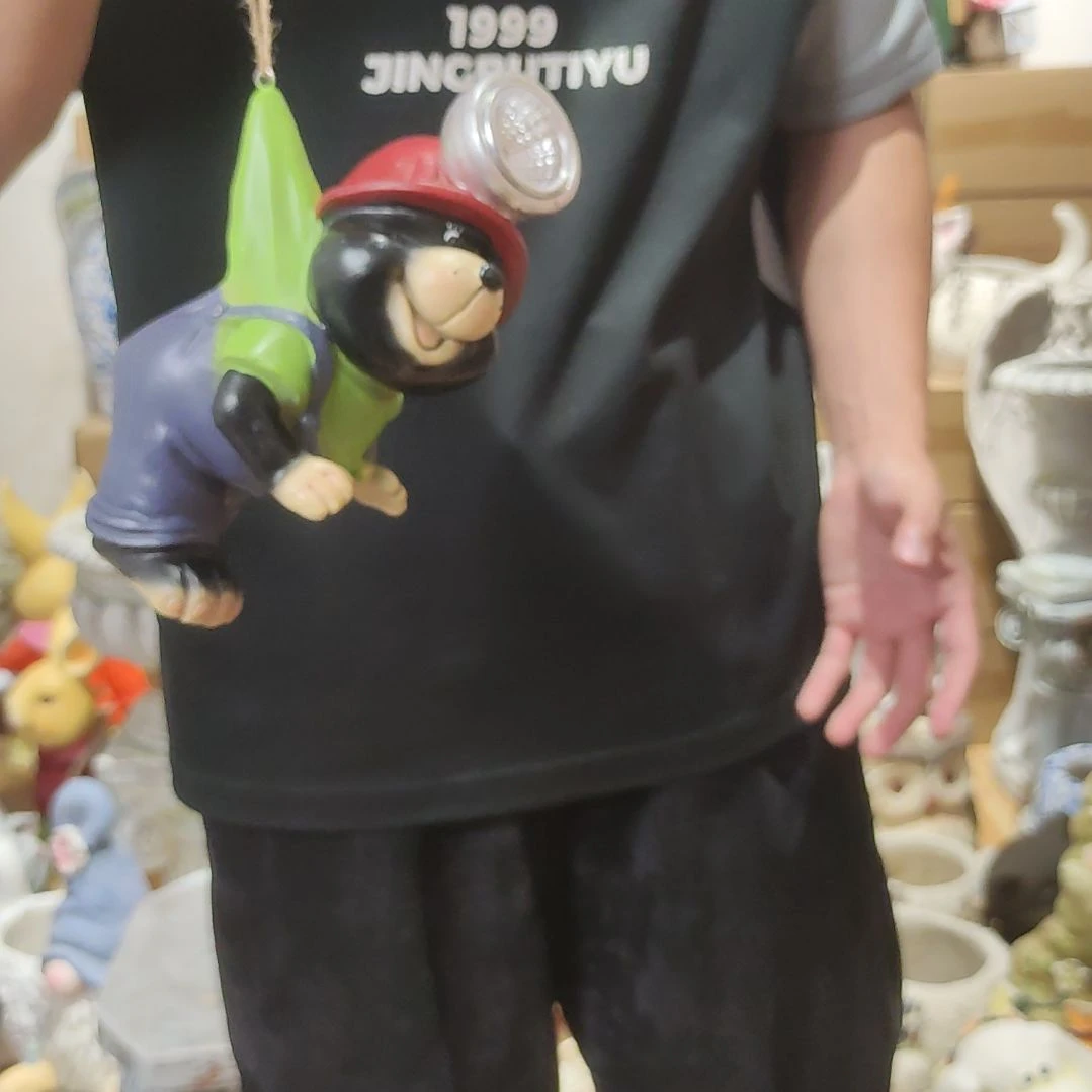 合成树脂小黑熊树挂