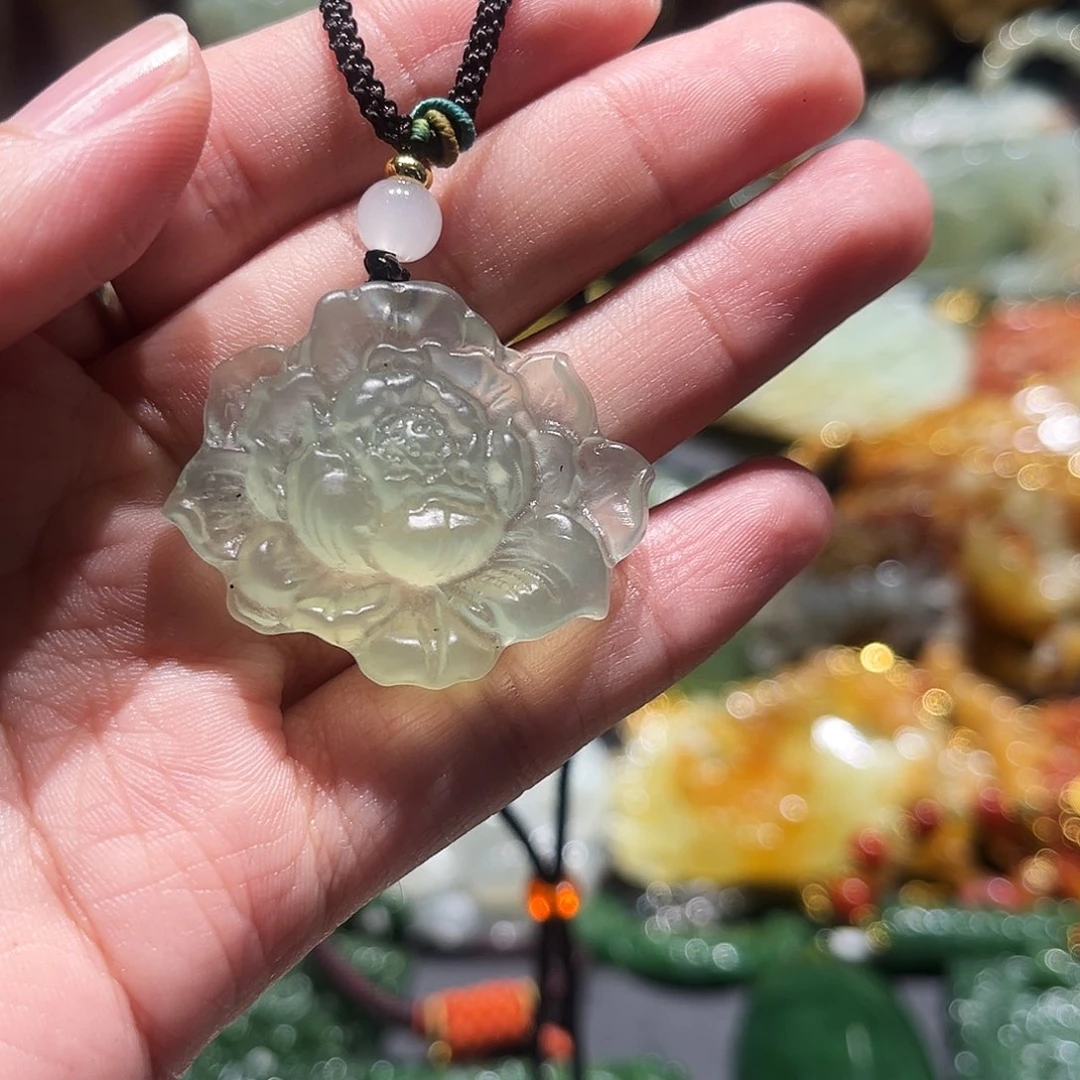 未镶嵌岫玉毛衣链