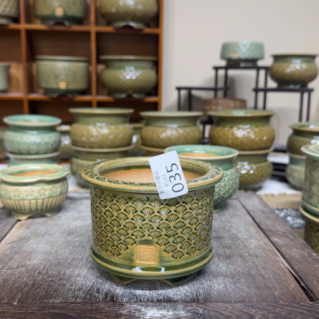 手工花盆 035 内口口径 8.5 cm