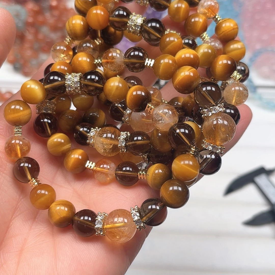 水晶手链未镶嵌金霸