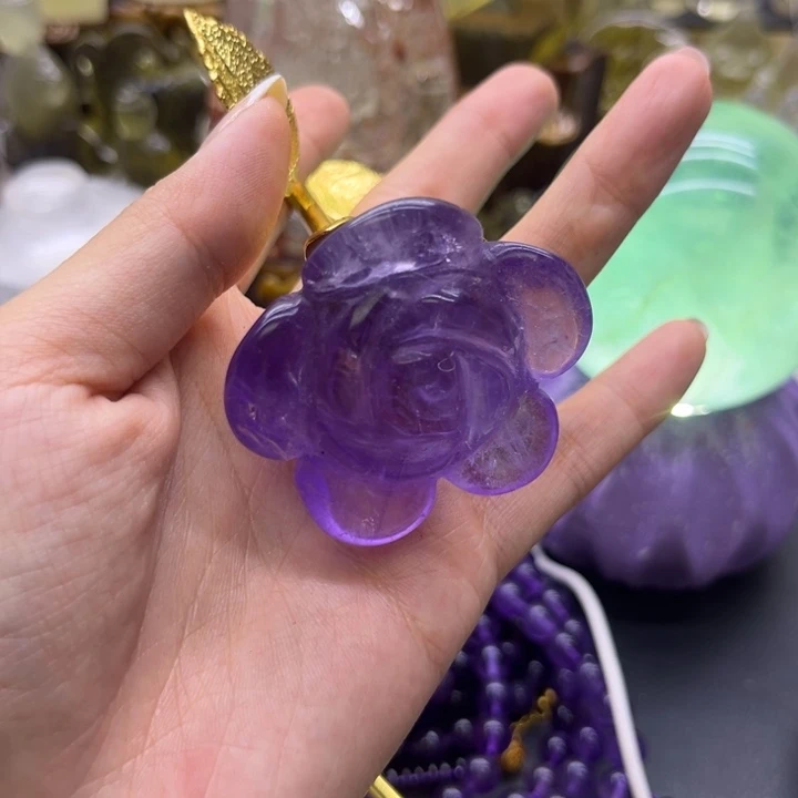 水晶未镶嵌珠宝半成品