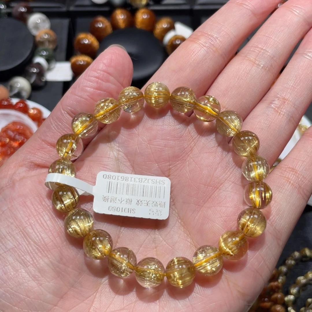 水晶手链未镶嵌钛晶9mm