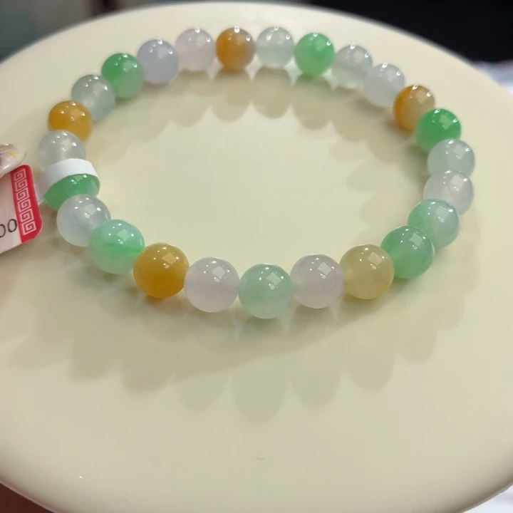 翡翠未镶嵌手链冰胶糖果卡7.4