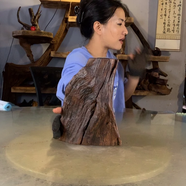 ****手天然的云南紫柚木会黄水