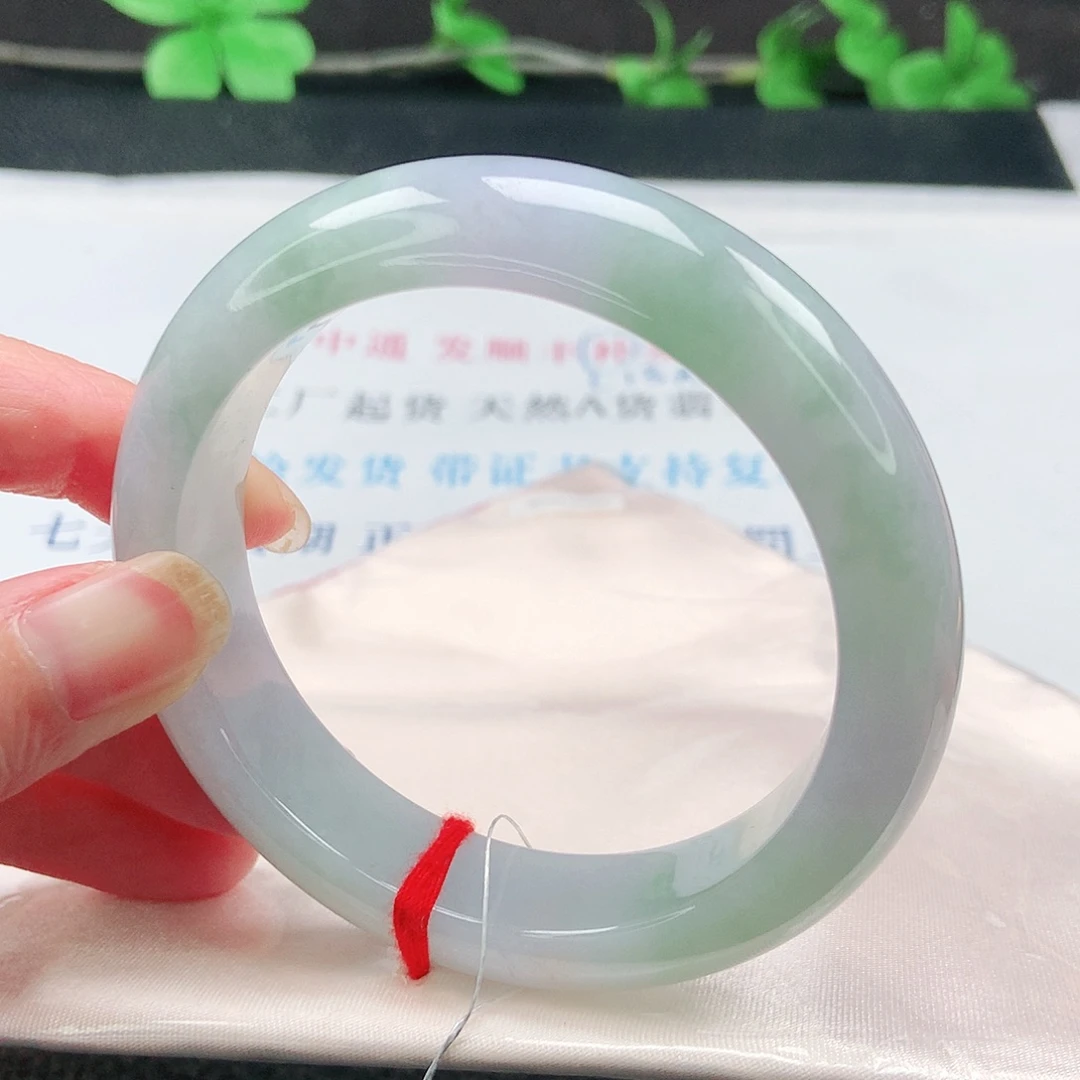 翡翠未镶嵌手镯58圈