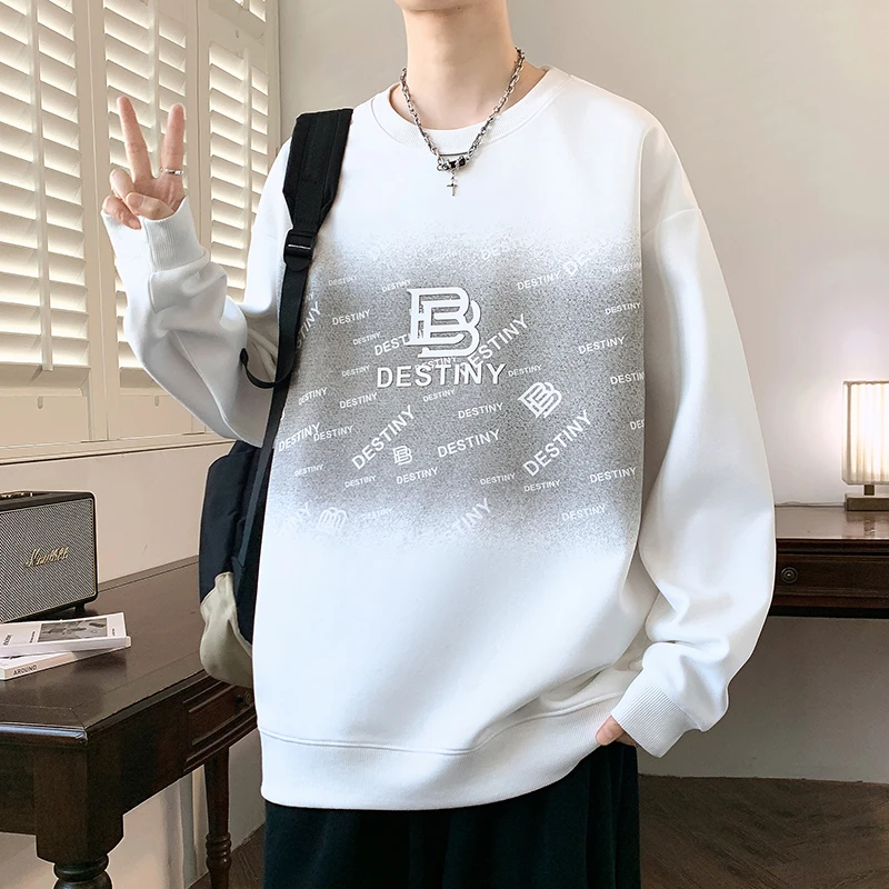 2025春季新款卫衣青少年初高中生春秋圆领打底衫学生帅气长袖T恤
