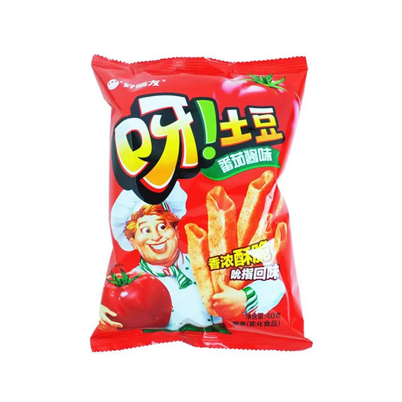 好丽友呀土豆（番茄味)薯条40g */袋