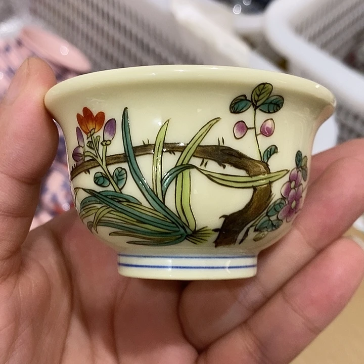 摆件景德镇陶瓷主人杯13445