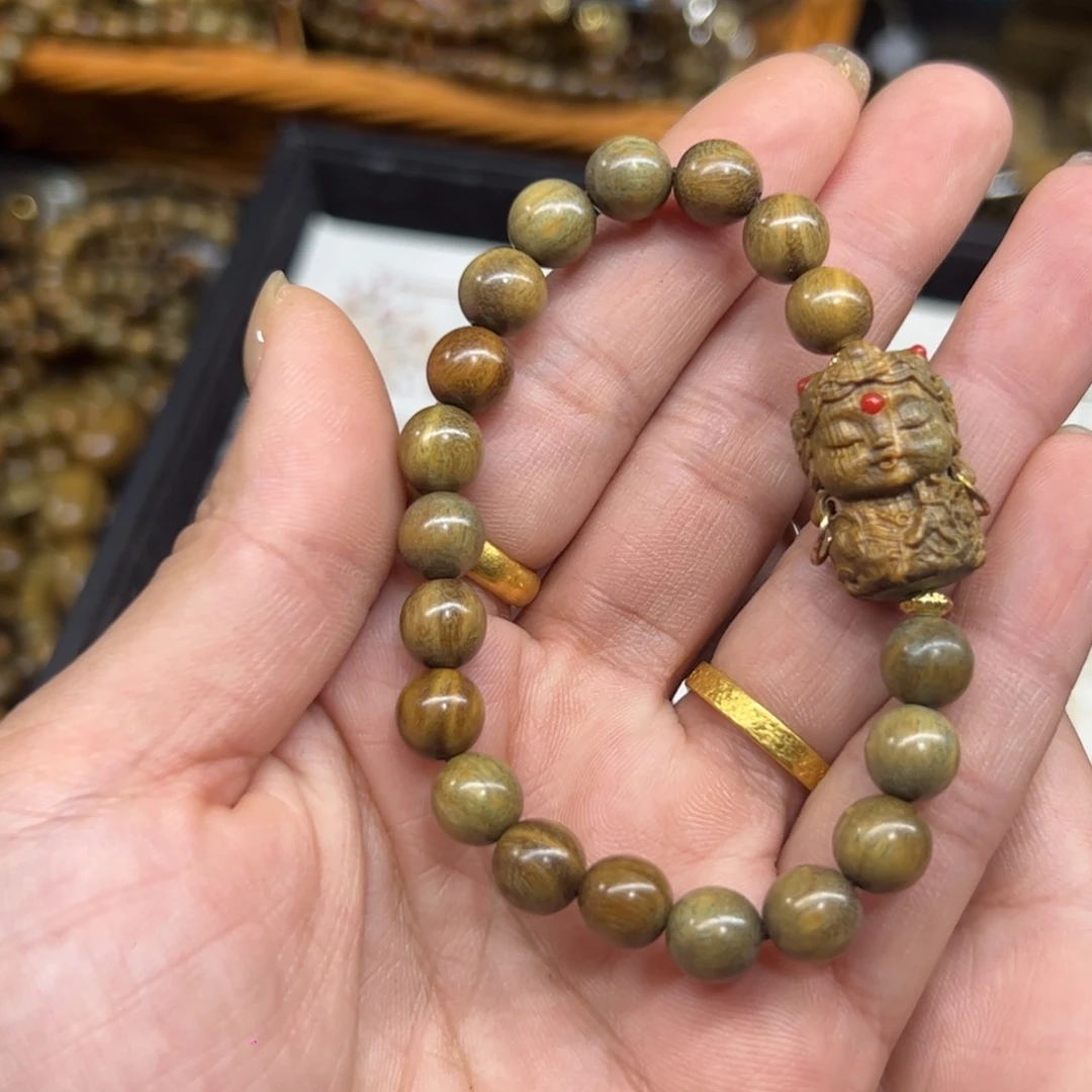 维腊木（绿檀）无事牌