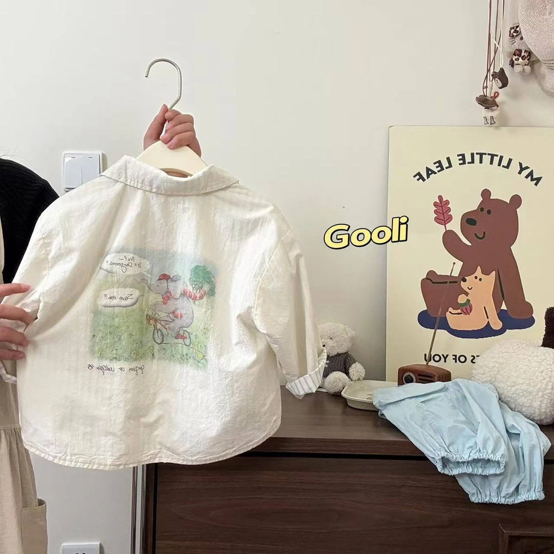 【古里现货】男童童装外套2025新款韩版儿童帅气外套中小童32101