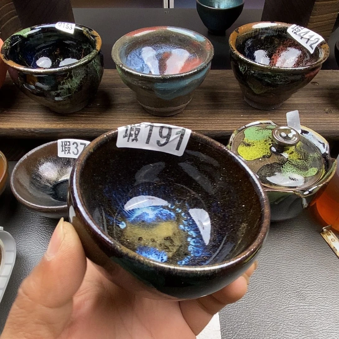 茶盏微瑕建盏主人杯子