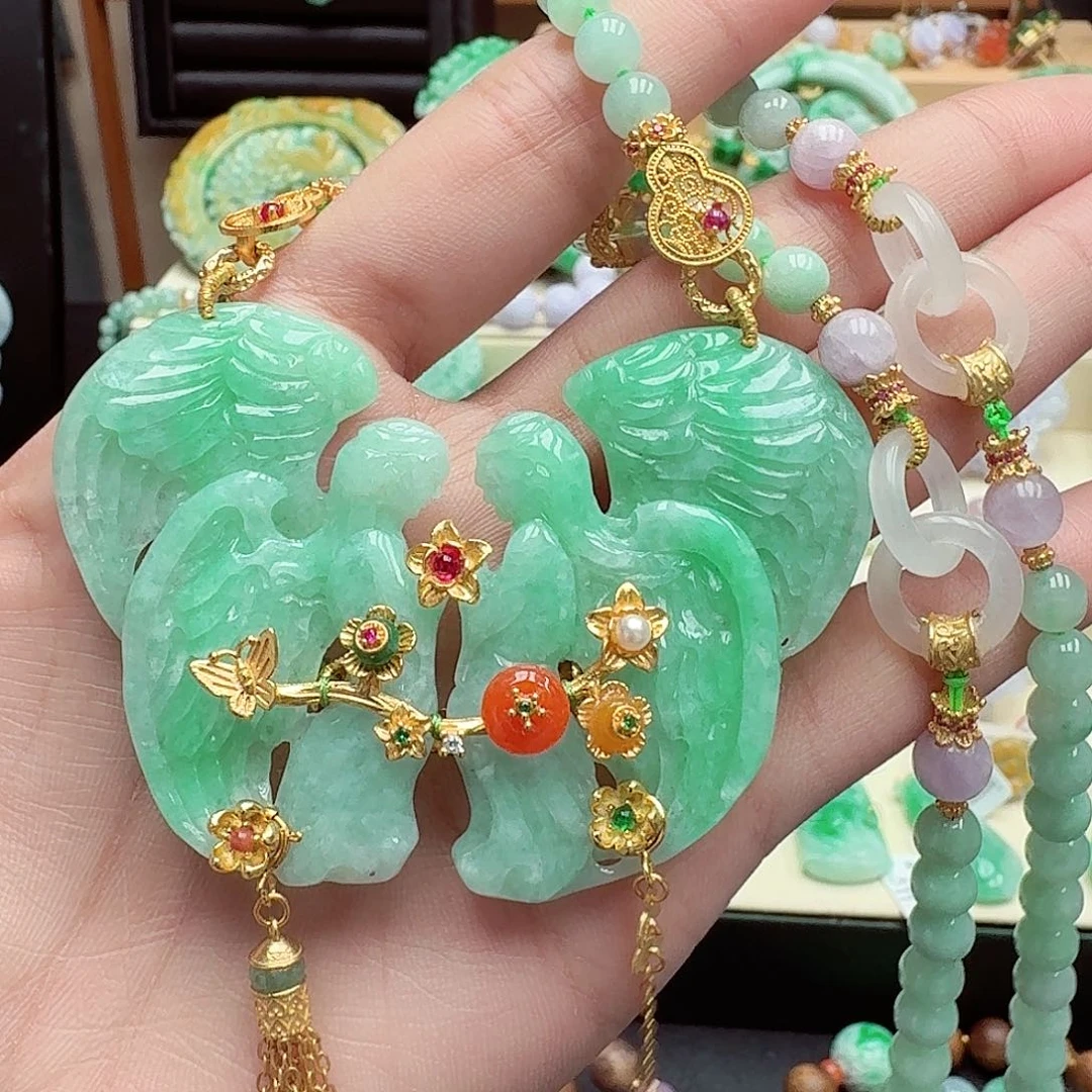 颈饰未镶嵌翡翠翡翠吊坠
