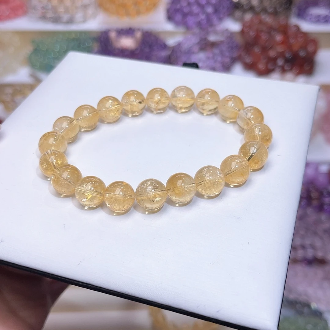 水晶手串未镶嵌睿*天然水晶10mm