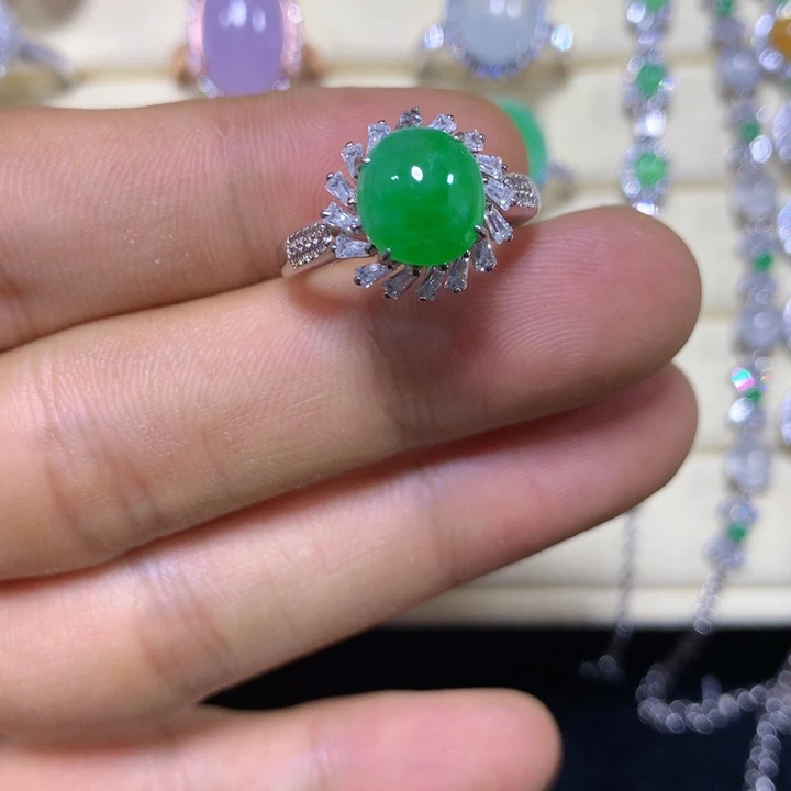 翡翠未镶嵌戒指翡翠戒指