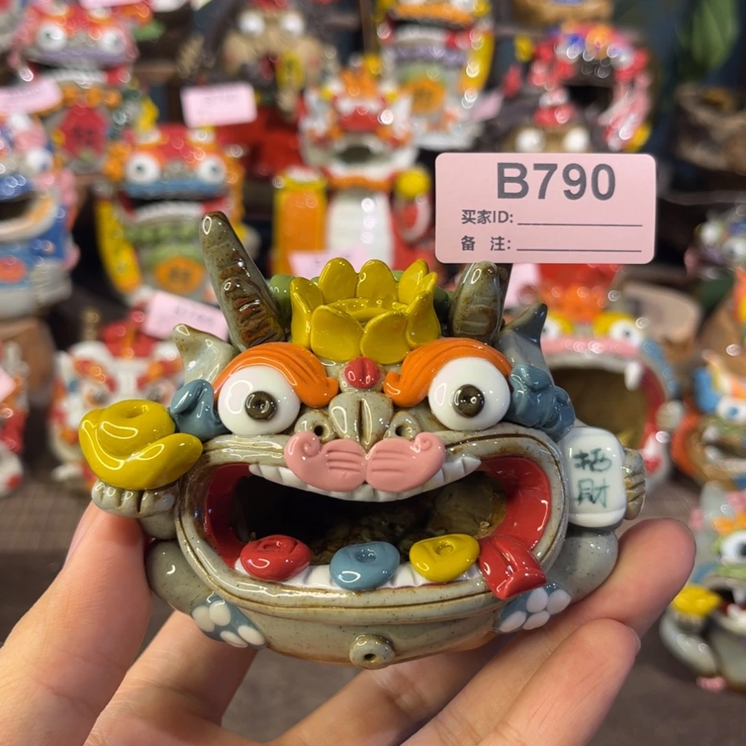 泥塑纯手工茶宠摆件