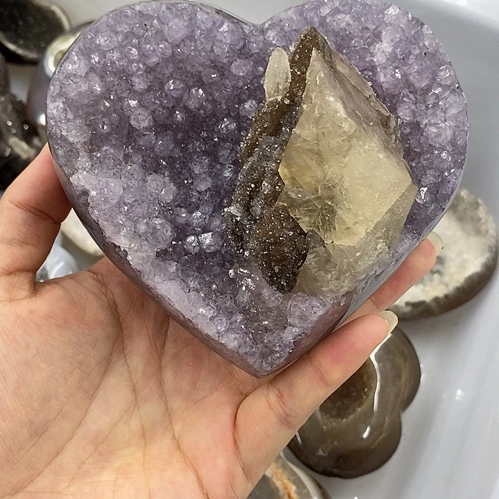 紫晶珠宝半成品未镶嵌