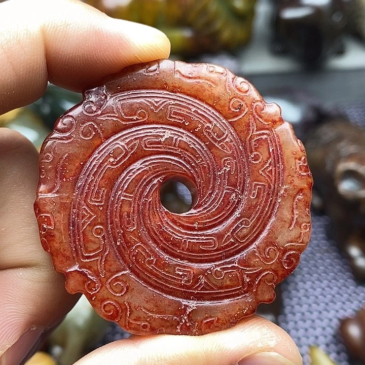 未镶嵌蛇纹石玉颈饰