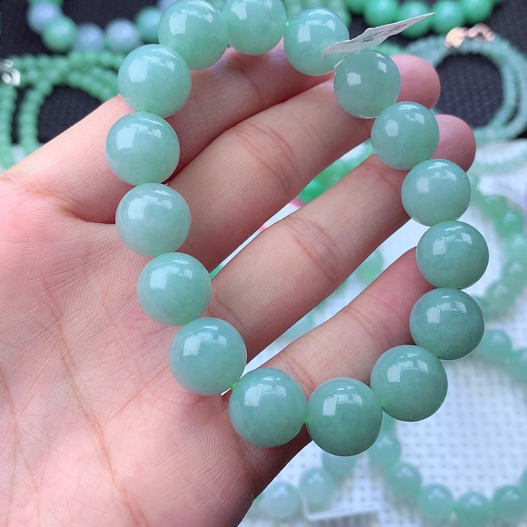 翡翠未镶嵌毛衣链