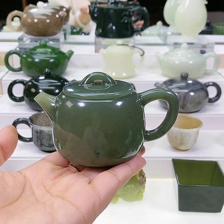 未镶嵌和田玉挂件茶壶