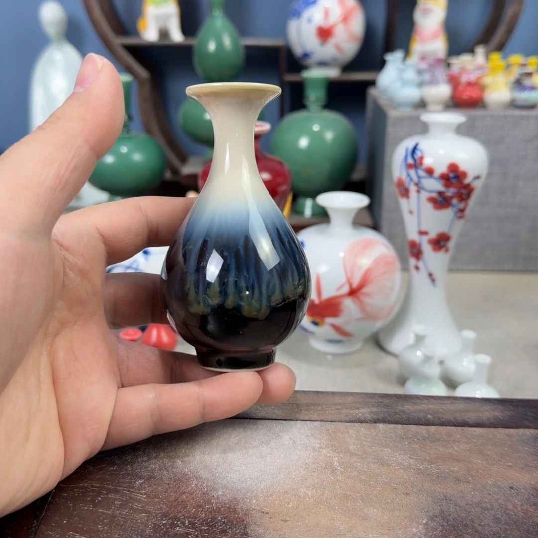 陶瓷手工小花器摆件
