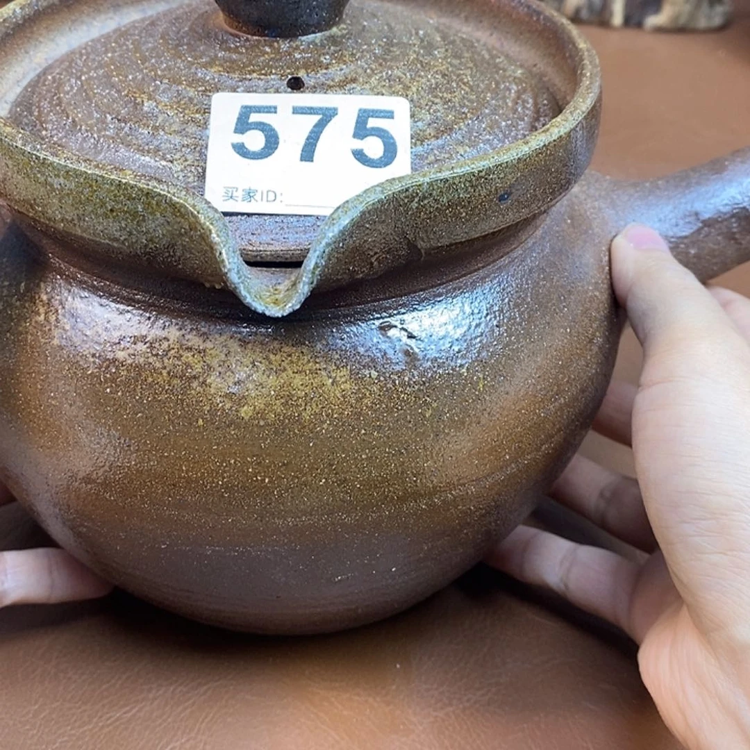 壶柴烧粗陶烤茶罐一物一拍1.7