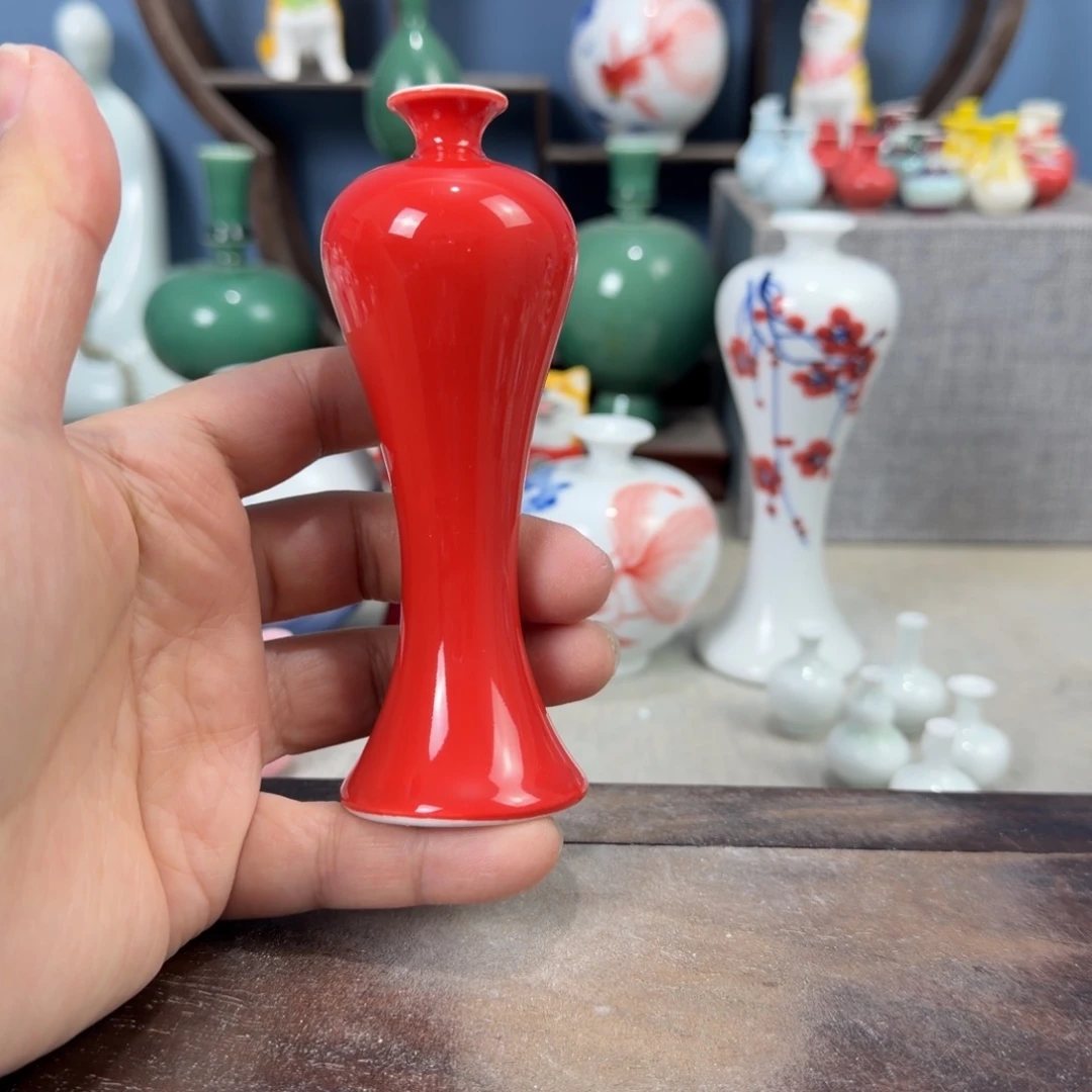 陶瓷手工小花器摆件