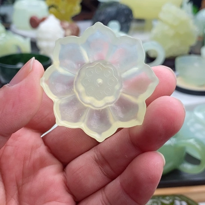 岫玉四大名玉香插未镶嵌