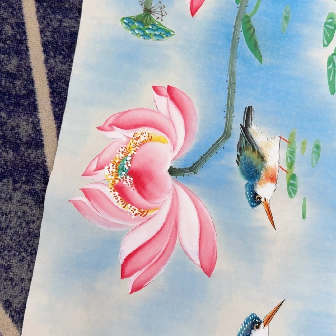 国画国画作品山水花鸟
