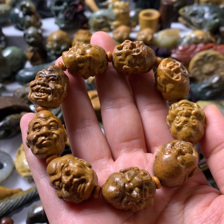 未镶嵌岫岩河磨玉(透闪石质玉)笔搁