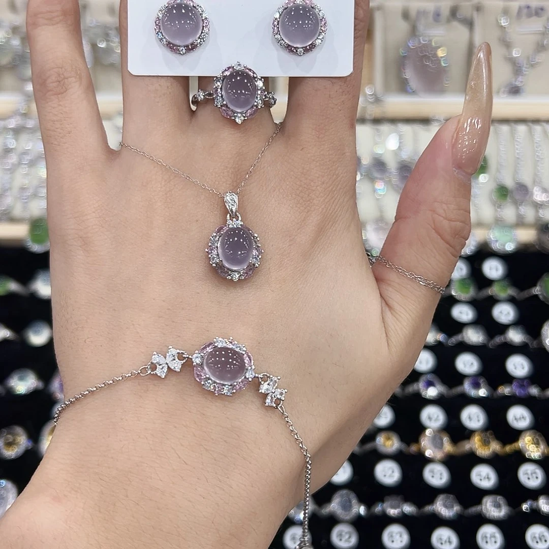 梦***咛吊坠萤石银S925镶嵌