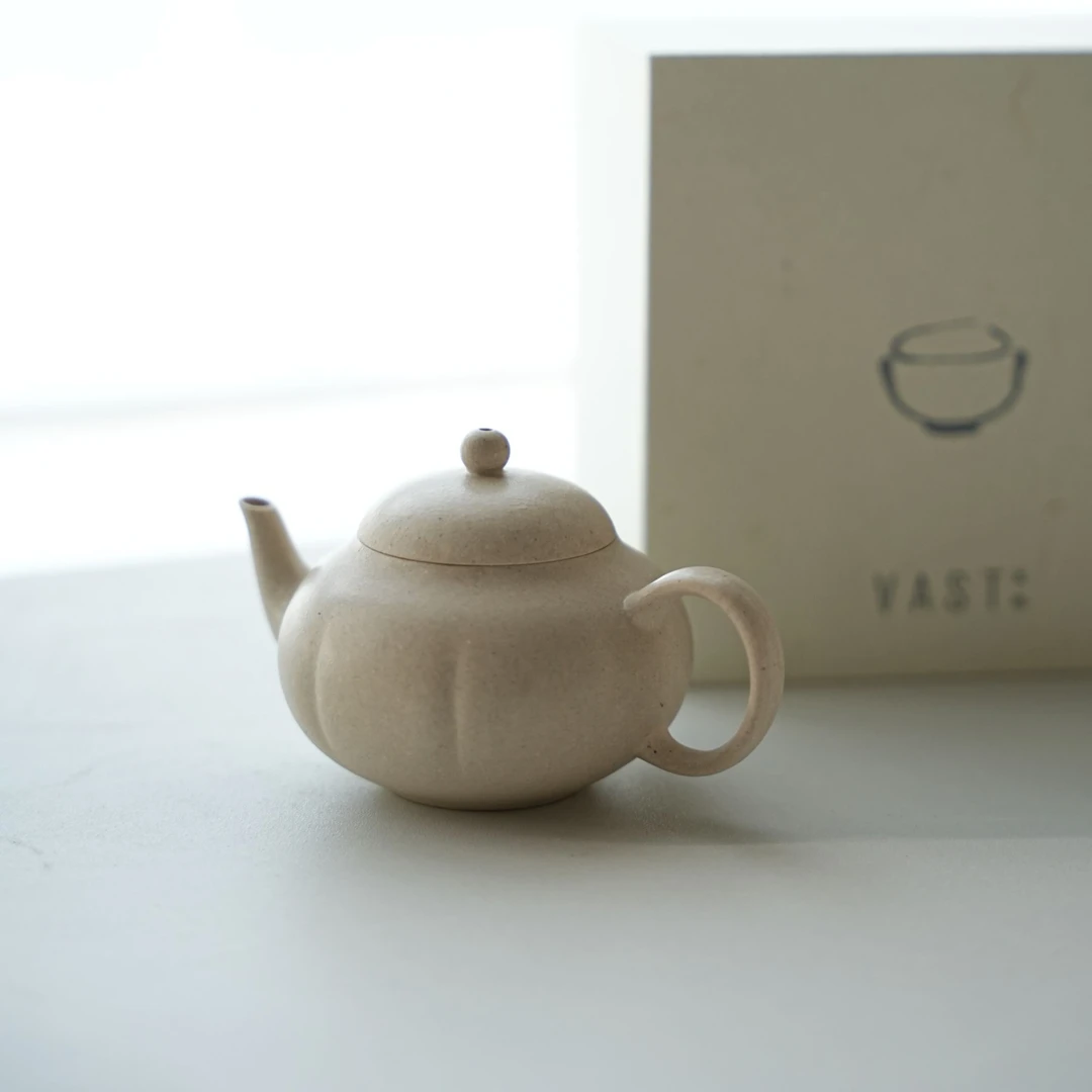 无垠器皿白段泥南瓜宜兴全手工紫砂壶茶壶茶具泡茶专用侘寂风茶器