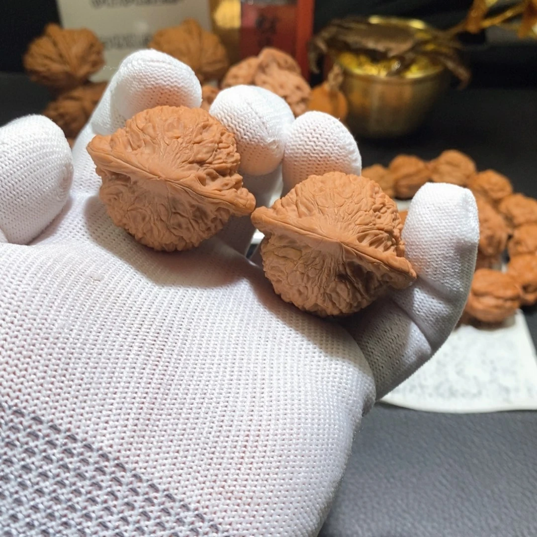 把件文玩核桃0507七步沟40.5（全）