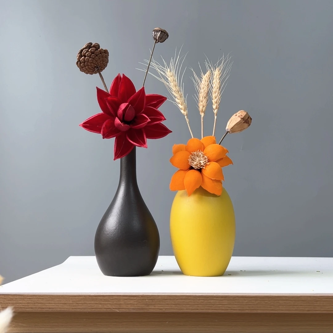 瓶花瓶带花高度20-30厘米左右