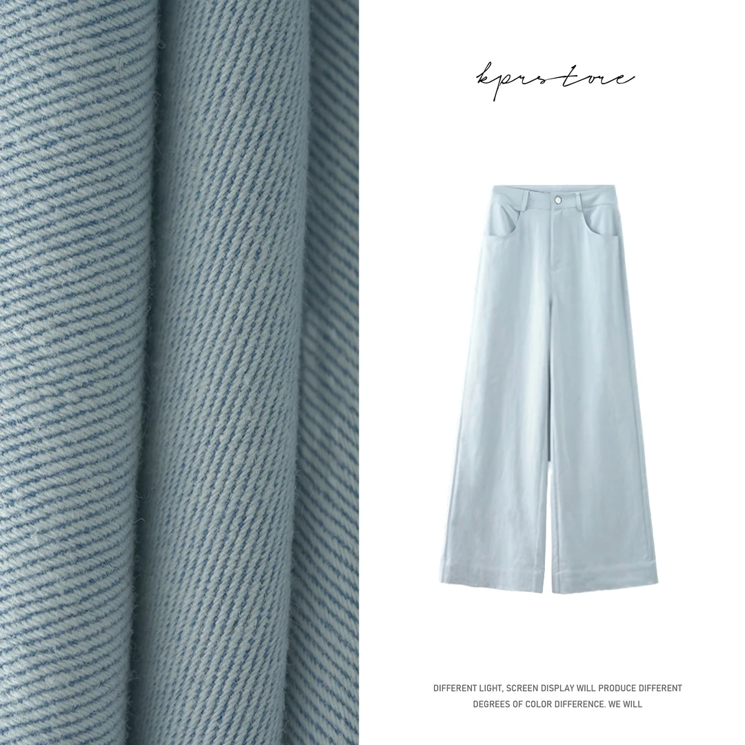 新款显瘦高腰垂感休闲拖地裤阔腿休闲裤