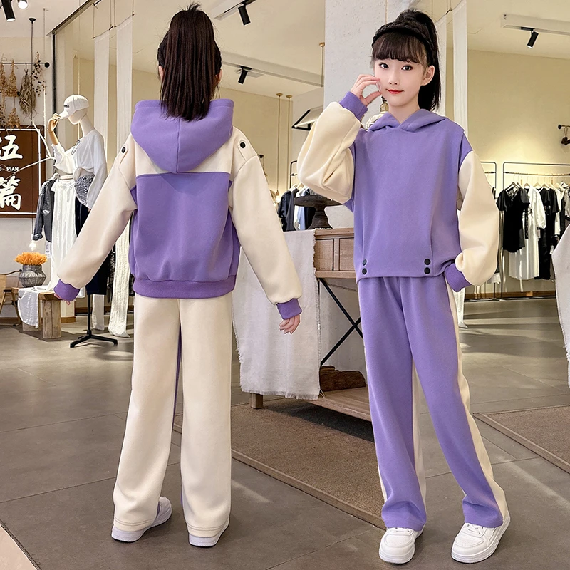 女童外套秋装套装2025新款运动两件套韩系穿搭12岁女孩早秋衣服10