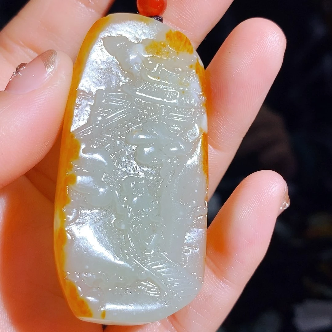 和田玉颈饰未镶嵌