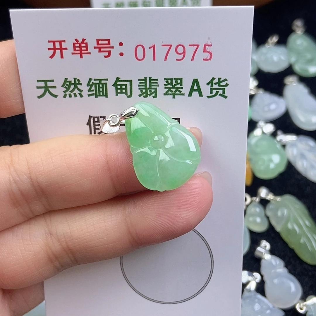 翡翠未镶嵌颈饰天然