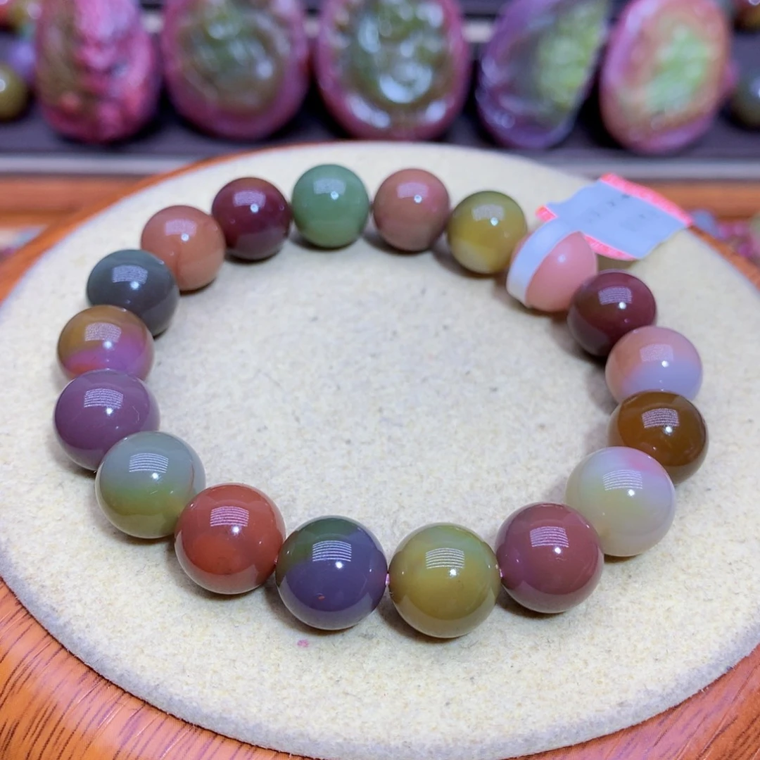 玛瑙手链未镶嵌盐源