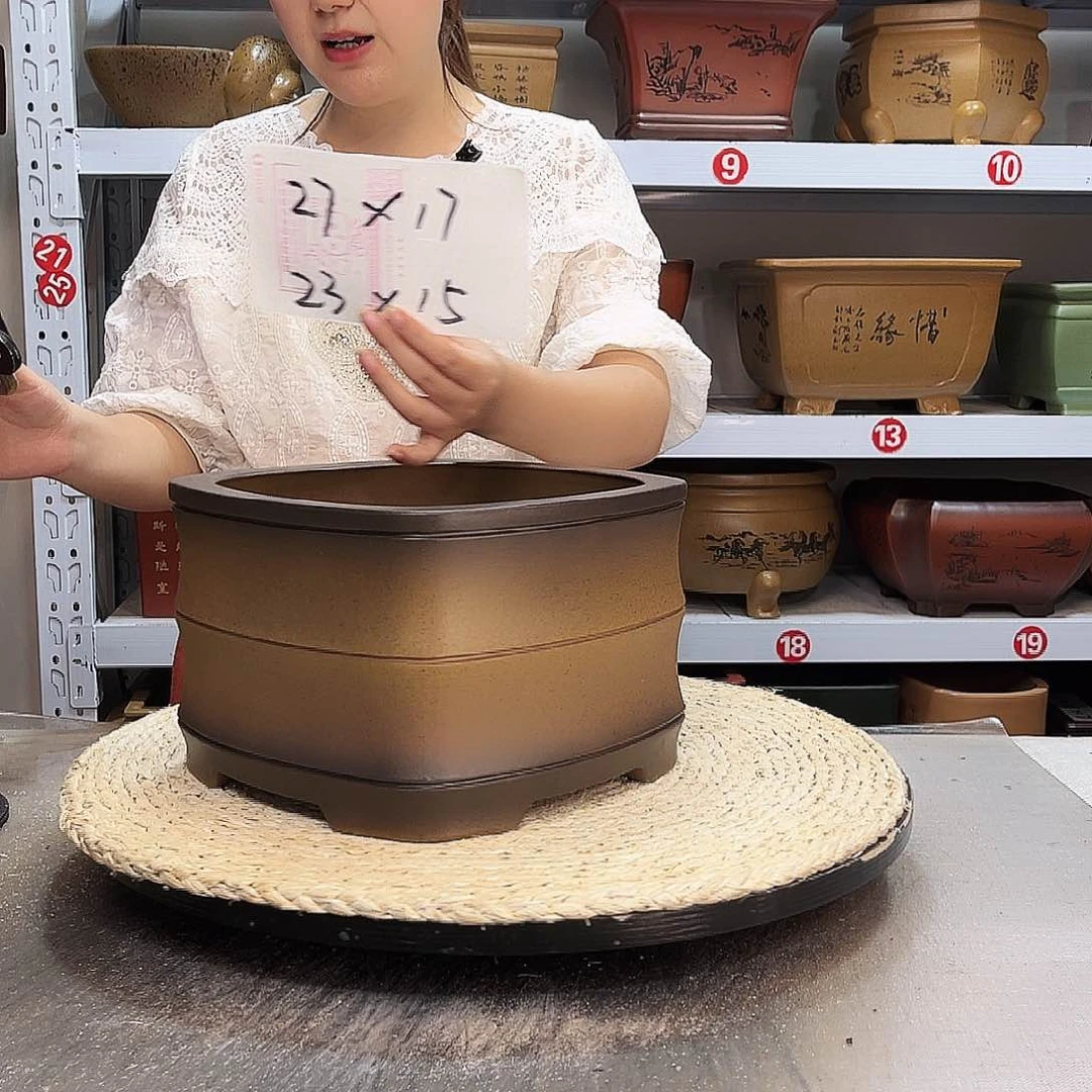 紫砂花盆紫砂花盆