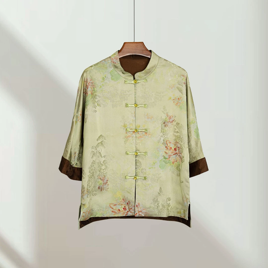 [锦枝]新款中式国风五一出游外套小众洋气开衫3025