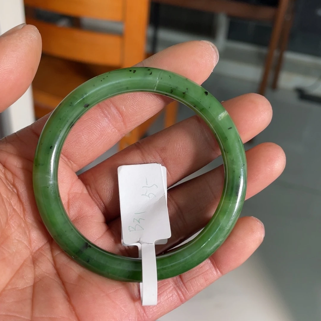 和田玉（碧玉）手镯未镶嵌尤