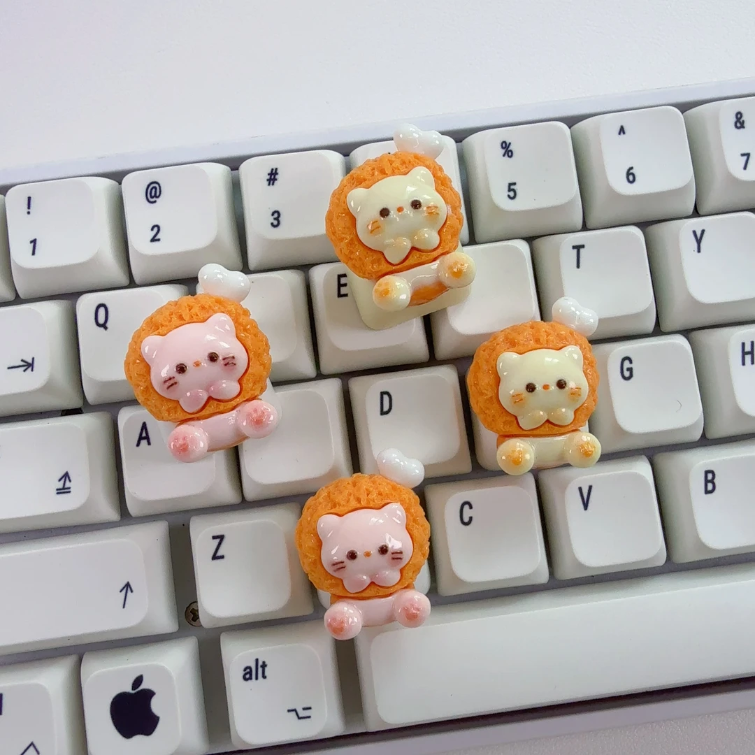 【鸡腿猫咪】【两单飞】【个性可爱键帽】