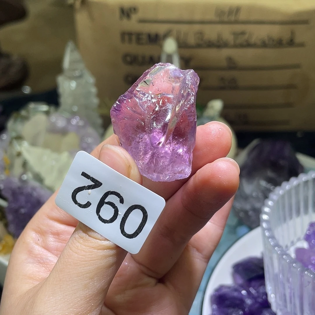 水晶未镶嵌珠宝半成品